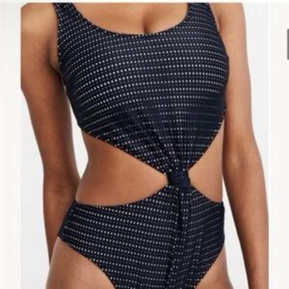 Abercrombie & Fitch Black Eyelet Swimsuit | Size: Xtra Small | Good Condition - Picture 6 of 6